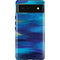 Ocean Blue Brush Stroke by Etta Vee Pixel Cases